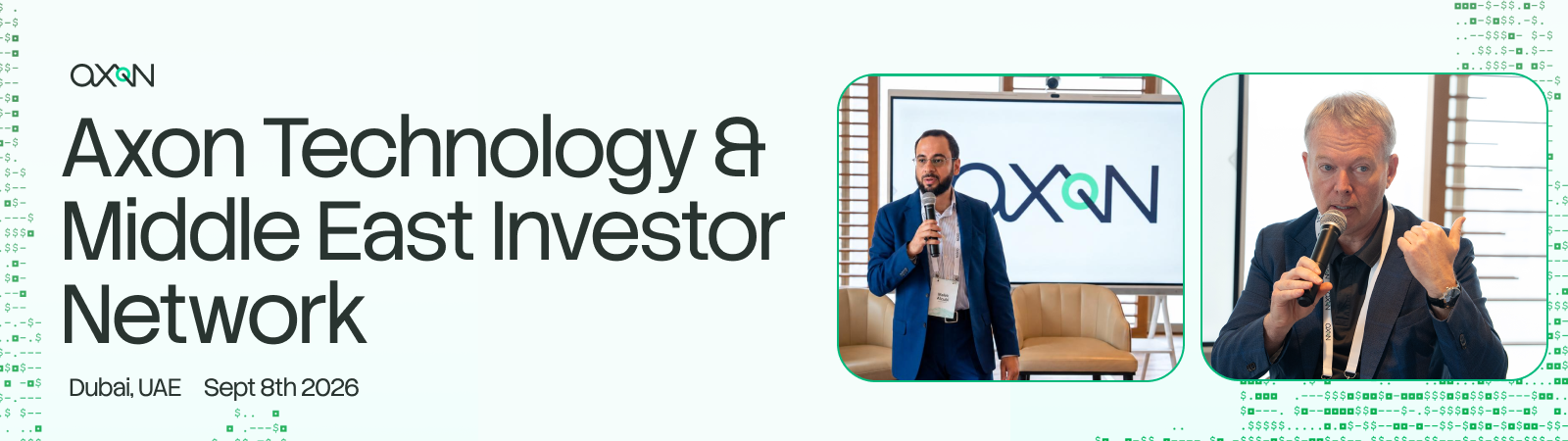 AXON & Middle East Investor Network in Dubai