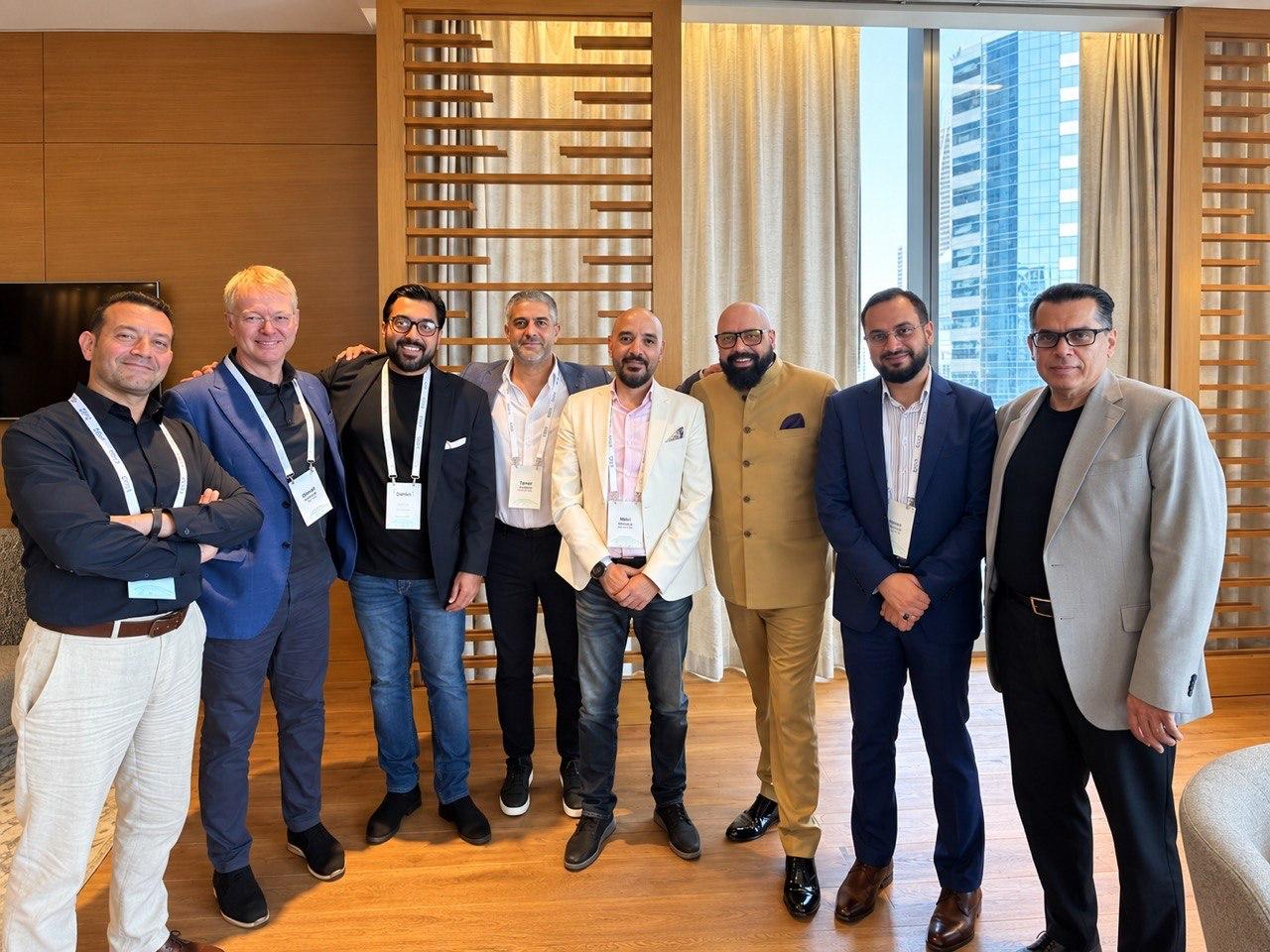 AXON team, advisors and guests at the Dubai investor reception